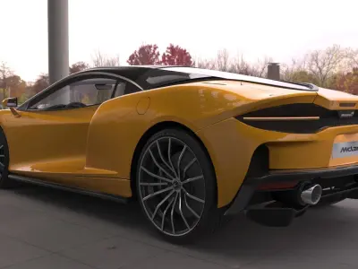 McLaren GT 2020 3D model