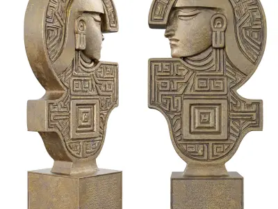 Ancient old Egyption Sculpt 18 3D model