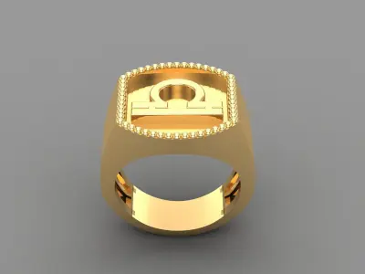 Libra Ring Version 2 For Print STL 3D print model
