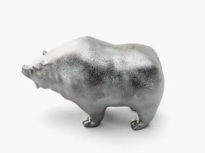 Bear Statuette 3D model