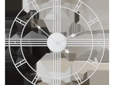Imperialist wall clock 3D model