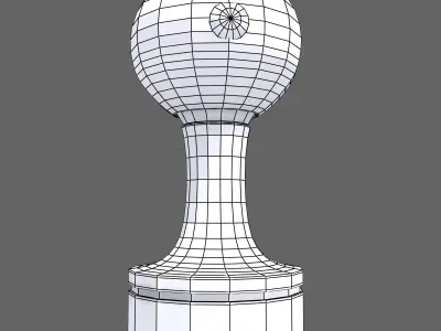 Rubber Stamp circle 3D model