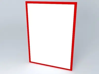 Framed picture Free 3D model