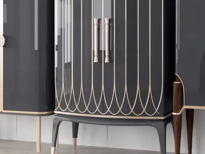 Turri Dinner Italian Combination Luxury 3D model