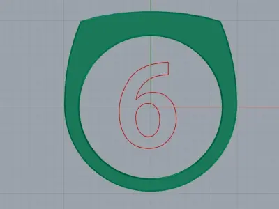 Wedding band 1 3D print model