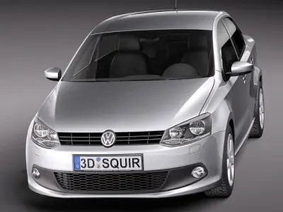 Volkswagen Polo Sedan 3D model