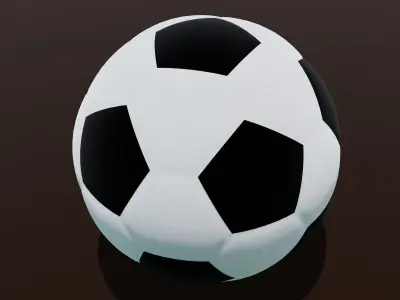 Ball 3D Model Low-poly 3D model