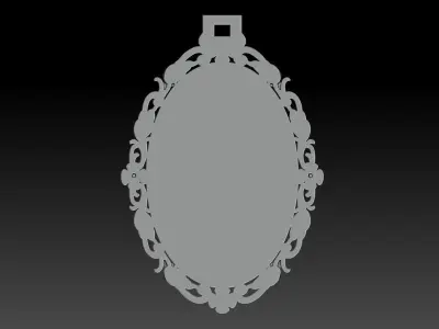 PICTURE FRAME PENDANT 3D print model