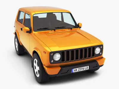 Compact SUV v 1 3D model