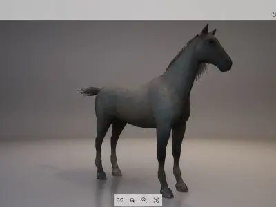 Horse - D4 3D model