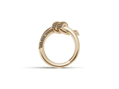 Jewellery Ring Gold  3D print model