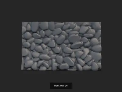Collection 1- Stone Walls - 4 Models