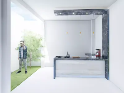 Desing minimalist interior 3D print model