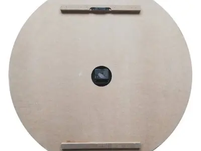 Bernhard Wood Wall Clock 3D model