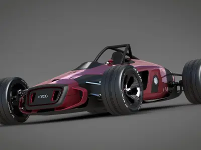 Audi Concept Racecar - Auto Union 3D model