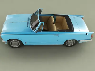 Triumph Herald 13 60 Convertible 3D model