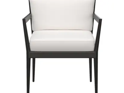 Laurel Dining Armchair 3D model