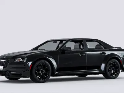 Chrysler C300 2020 Low-poly 3D model