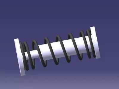 helical spring 3D model