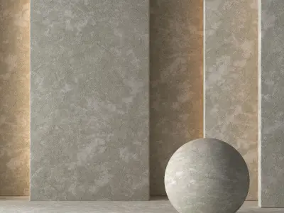Plaster Earthy Tones-Seamless - Tileable-DrCG No 109 3D model
