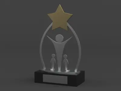 Trophy Cup 3D model