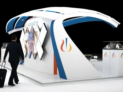 Stand for medical event 3D model