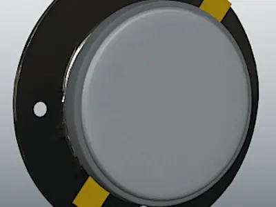 Seismic Audio SA-TR09  Bullet Tweeter - High Poly Free 3D model