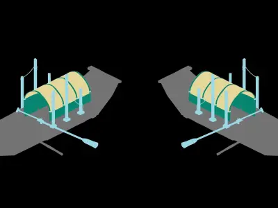 Game Transportation - Fishing 02 3D model