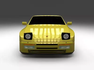 Porsche 944 Convertible 3D model