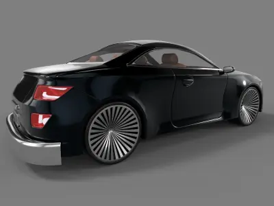 Coupe Car 3D model purchase