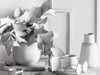 Decorative set 41 3D model