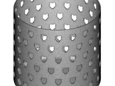 Stylish Stationery Item Holder 3D print model