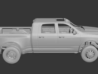 Dodge Ram 3500 Mega Cab 3D print model