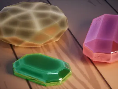 Stylized Fantasy Interior Pack Game Ready Assets Low-poly 3D model
