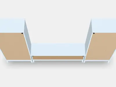 IDANAS TV storage combination 3D model