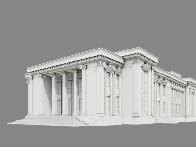 Theatre Building ID070 3D model