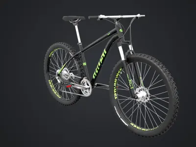 Mountain Bike Low-poly 3D model