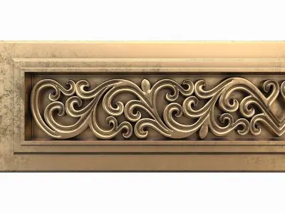 Decor ornate design 3D model