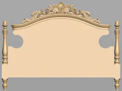 Bed Luxury  3D model