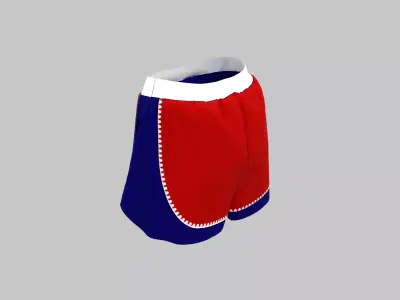 Running Short 3D model