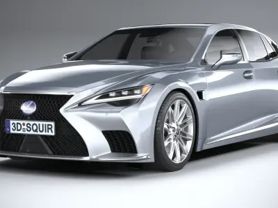Lexus LS 2021 3D model