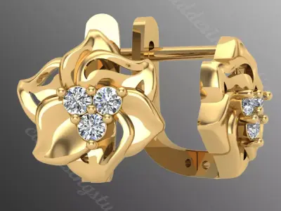 Earrings od92 3D print model