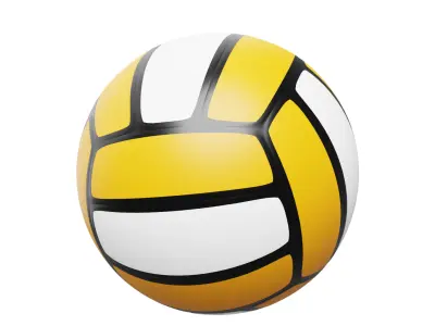 Water Polo Ball 3D model