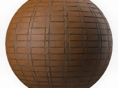 Brick Wall Materials 40- Brick Tiles By Sbsar - Pbr 4k Seamless Texture