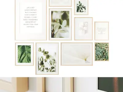 Gallery Wall 75 3D model