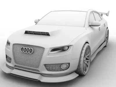 Audi Modified Car 3D model
