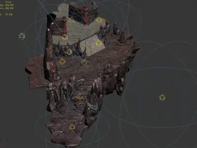 gAME Wheel of Fortune - Underworld 01 3D model