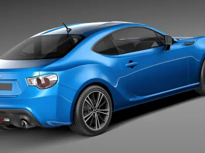 Subaru BRZ 2013 3D model