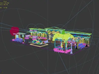Exhibition - Area -10X24-3DMAX2009-08 3D model