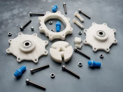 3D printed rotary air motor  3D print model